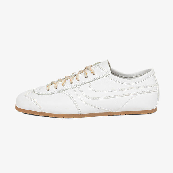 Classic White Leather Sneakers