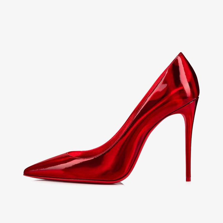 Classic Red Patent Stiletto Pump - ARNO CONTI