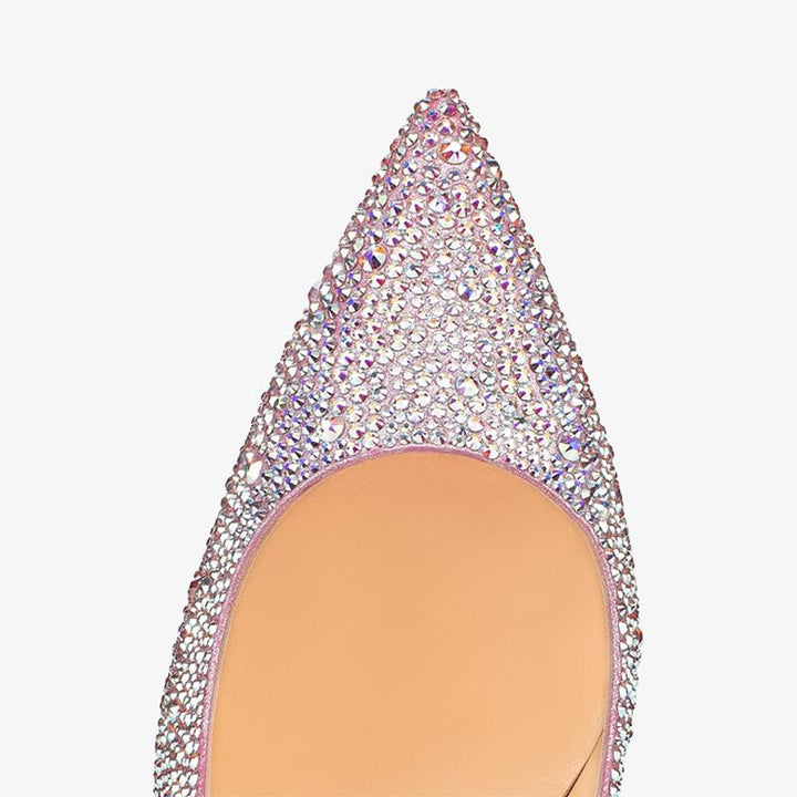 Rhinestone-Embellished Stiletto Heel - ARNO CONTI